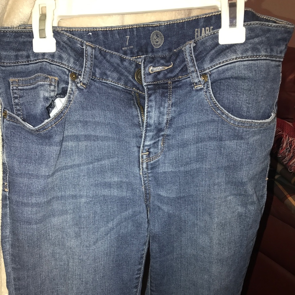 Flared jeans